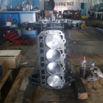 Двигатель Komatsu 4D92 подготовленный к перегильзовке цилиндров